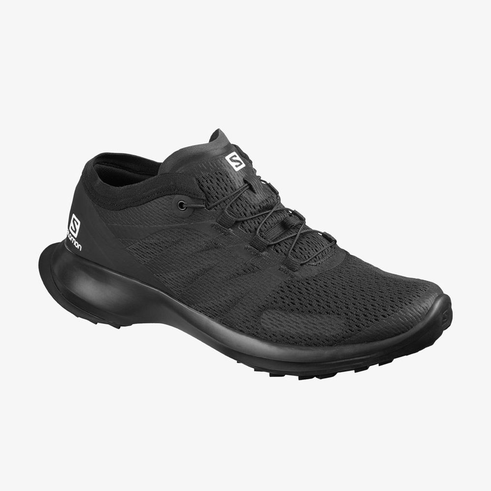 Salomon Singapore Mens Trail Running Shoes - SENSE FLOW Black | 03796-RSTY